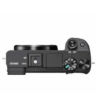 Fotoaparatas Sony α6400 16-50 Kit Black papildoma + 1 metų garantija