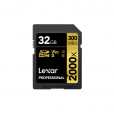 Atminties kortelė Lexar SDHC 2000x 32GB + kortelių skaitytuvas