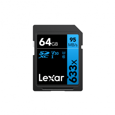 Atminties kortelė Lexar Professional 633x 64GB
