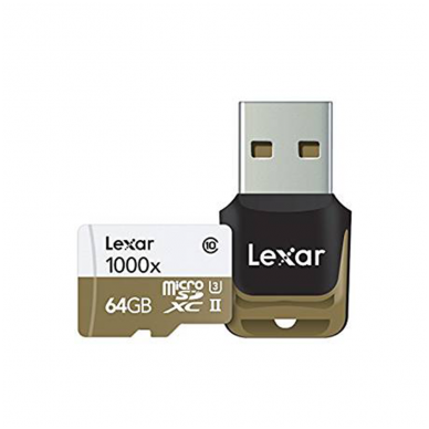 Atminties kortelė Lexar Professional micro SDXC 1000x 64GB