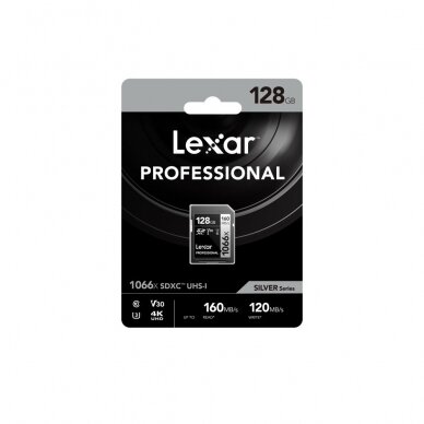 Atminties kortelė Lexar SDXC 1066x 128GB