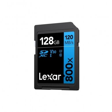 Atminties kortelė Lexar SDXC 800x 128GB 3