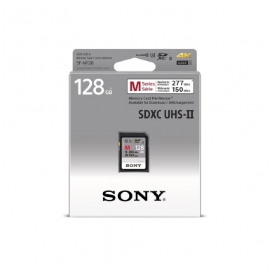 Atminties kortelė Sony SDXC 128GB M UHS-II U3 2