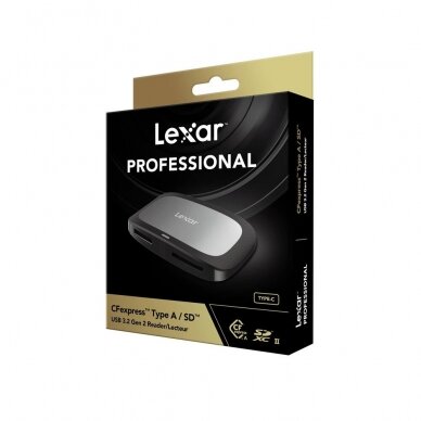 Atminties kortelių skaitytuvas Lexar CFexpress Type A / SD UHS-II USB 3.2 Gen2