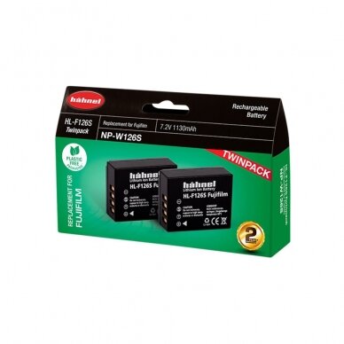 Baterija Hahnel HL-W126S Twin Pack (Fujifilm)