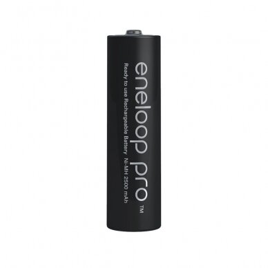 Baterija Panasonic Eneloop Pro HR6 4xAA 2500mAh + dėklas