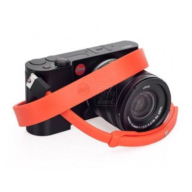 Dirželis fotoaparatui Leica T Silicon Orange-red