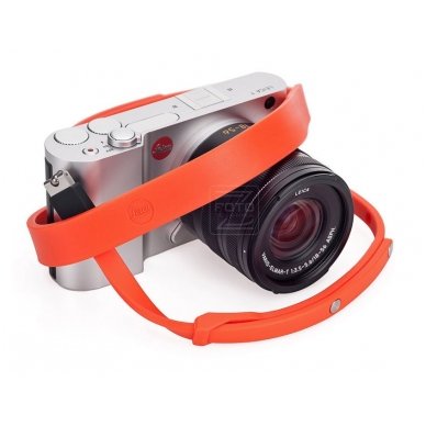 Dirželis fotoaparatui Leica T Silicon Orange-red