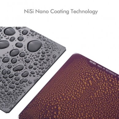 Filtras NISI Square Nano IRND 75x80mm ND64 6Stops
