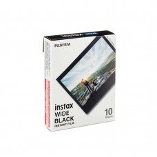 Fotoplokštelės Fujifilm Instax wide Black 10 vnt