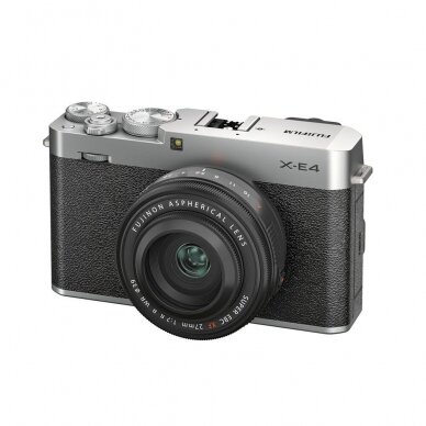 Fotoaparatas Fujifilm X-E4 XF27 Kit Silver 2
