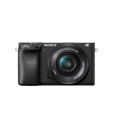 Fotoaparatas Sony α6400 16-50 Kit Black papildoma + 1 metų garantija