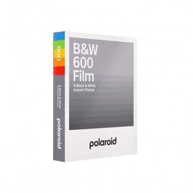 Fotoplokštelės Polaroid B&W 600 8 vnt