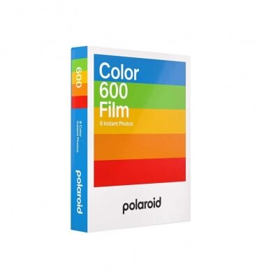 Fotoplokštelės Polaroid Color 600 8 vnt