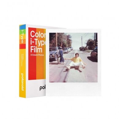 Fotoplokštelės Polaroid Color I-Type, 8 vnt