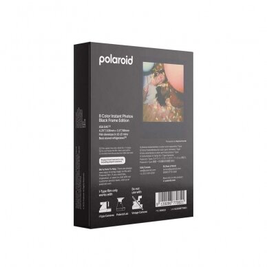 Fotoplokštelės Polaroid I-Type black frame 8 vnt