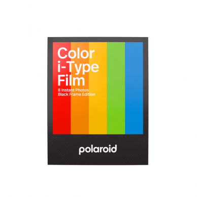 Fotoplokštelės Polaroid I-Type black frame 8 vnt
