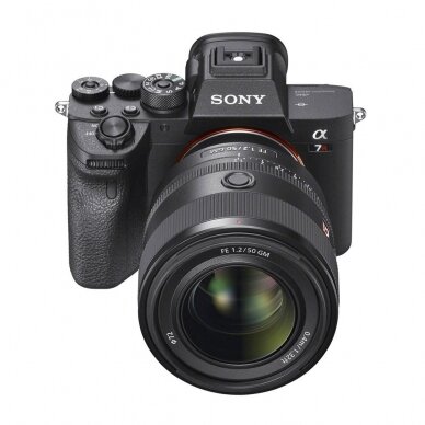 Sony FE 50mm f1.2 GM -Trade in 200 EUR + papildoma 1-erių metų garantija
