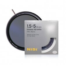 Reguliuojamas ND filtras Nisi ND-Vario 1.5-5 Stops Pro Nano 77mm