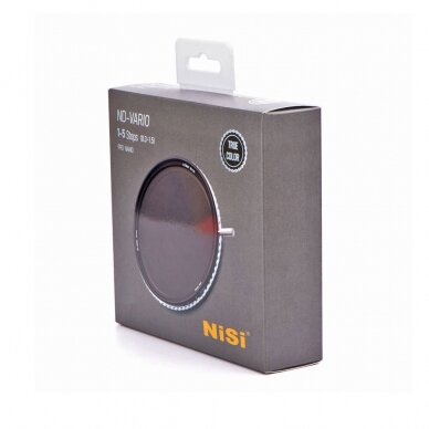 Reguliuojamas ND filtras Nisi ND-Vario 1-5 Stops True Color 67mm
