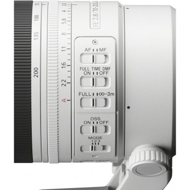Sony FE 70-200mm F2.8 GM OSS II+ papildoma 200 Eur nuolaida+1-erių metų garantija.