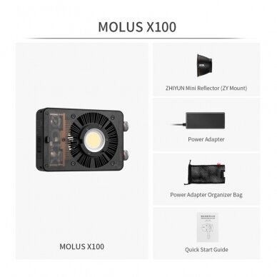 Šviestuvas Zhiyun LED Molus X100